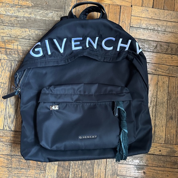 Givenchy Other - Givenchy Essential U Logo-Embroidered Nylon Backpack